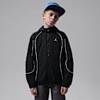 조던 주니어 컬러 블록 윈드 재킷