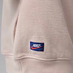 Hoodie de manga curta em tecido moletão Jordan Flight Fleece para mulher