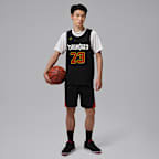 เสื้อแข่งบาสเก็ตบอลผ้าตาข่ายผู้ชาย Dri-FIT Jordan Sport