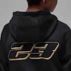 Sudadera con gorro sin cierre de tejido Fleece para niños talla grande Jordan Mountainside