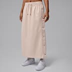 Jordan Flight Women's Faux Leather Mid-Calf Skirt