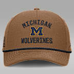 Gorra universitaria marca Jordan ajustable para hombre Michigan 2026 Military Appreciation Rope Rise