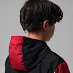 조던 주니어 컬러 블록 윈드 재킷