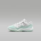 Jordan 11 Retro Low "Igloo" Little Kids' Shoes - White/Igloo