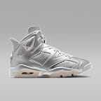 Air Jordan 6 Retro x Paris Saint-Germain "Metallic Silver" Men's Shoes