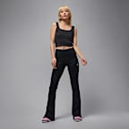 เลกกิ้งเอวปานกลางขาบานผู้หญิง Jordan Brooklyn Essentials