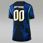 Brazil 2026 Stadium Away Men's Jordan Dri-FIT Soccer Replica Custom Jersey By You