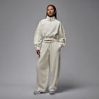 ジョーダン フライト フリース ウィメンズ クォータージップ トップ