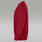 Miami Heat Statement Essentials Men's Jordan NBA Fleece Crew-Neck Sweatshirt
