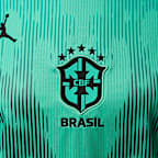 Brazil 2026 Stadium Goalkeeper Women's Jordan Dri-FIT Football Short-Sleeve Replica Shirt