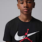 Jordan Big Kids' Jumpman Swoosh Intersection T-Shirt