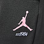 Pants de tejido Fleece plisados para niños talla grande Jordan Jumpman Club