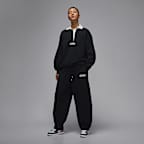 조던 플라이트 플리스 여성 배기 팬츠