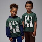 Jordan Little Kids' Winterland T-Shirt - Midnight Green