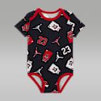 ジョーダン ベビー 23 ジャージー ボディスーツ (3着セット)