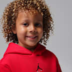 Conjunto de 2 piezas con sudadera con gorro sin cierre infantil Jordan Brooklyn Fleece