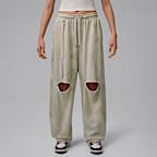 조던 플리스 여성 배기 팬츠