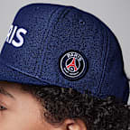 ジョーダン パリ サンジェルマン (PSG) ジュニア フラット ブリム キャップ