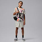 Playera Air Jordan World Tour Merch para niños talla grande Jordan