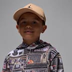 Sudadera con gorro sin cierre de French Terry para niños de preescolar Jordan