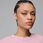 Sudadera de cuello redondo de French Terry para mujer Jordan Brooklyn Fleece