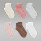 Calcetines al tobillo plegables para niños talla grande (6 pares) Jordan