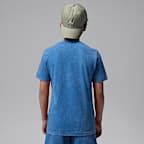 Jordan Big Kids' Air Embroidered Acid Wash T-Shirt