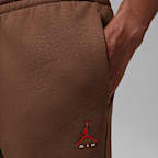 Pants de tejido Fleece con dobladillo abierto para hombre Statement Jordan Brooklyn