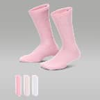 Jordan Big Kids' Supersoft Cozy Crew Socks (3 Pairs)