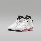 Jordan 6 Retro 'White Infrared' Younger Kids' Shoes