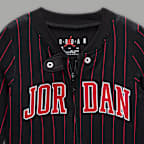 Jordan 23-heldragt i jersey med fødder til babyer (0-9 mdr.)