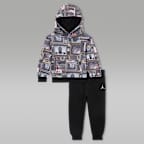 Jordan Brooklyn Fleece Baby (12–24M) Printed Two-Piece Set