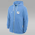 North Carolina Sideline Men's Jordan Brand Dri-FIT College Full-Zip Hoodie