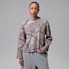 Jordan Flight Women's Long-Sleeve Waffle Realtree Top