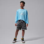 Jordan Dri-FIT Big Kids' MJ Printed Sport Diamond Shorts