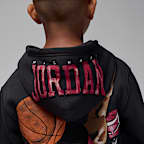 Sudadera con gorro sin cierre Sketch para niños talla pequeña Jordan