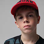 Playera Jumpman Stencil Splatter para niños talla grande Jordan