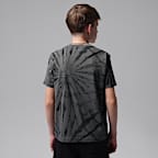 Playera Geo Tie Dye para niños talla grande Jordan