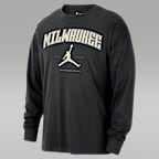 Camisola de manga comprida NBA Jordan Milwaukee Bucks Essential para homem