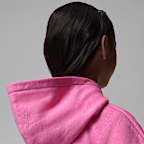 Conjunto de 2 piezas con sudadera con gorro de cierre completo para niños talla pequeña Jordan Brooklyn Fleece