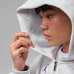Dámská zkrácená mikina Jordan Brooklyn Space Jam Fleece s kapucí a zipem po celé délce