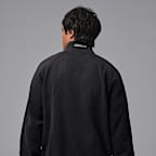 Jordan Flight Grafikli Fleece Çeyrek Fermuarlı Erkek Üstü