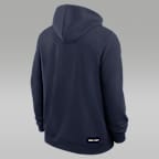 Sudadera con gorro sin cierre universitaria marca Jordan Dri-FIT para hombre North Carolina Sideline Standard Issue