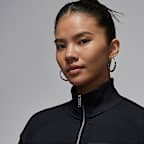 조던 브루클린 플리스 여성 쿼터 지퍼 하이크 마이크 탑