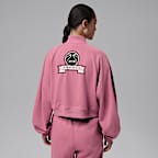 Jordan Brooklyn Fleece Women's Cropped 1/4-Zip Top