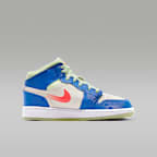 Tenis para niños grandes Air Jordan 1 Mid SE