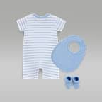 Conjunto de enterito de felpa de 3 piezas para bebé Nike