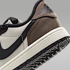 Jordan 1 Retro Low 'Mocha' Younger Kids' Shoes