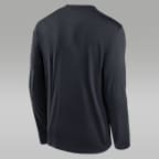 Michigan Courtside Men's Jordan Brand Dri-FIT College Long-Sleeve T-Shirt