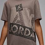 Jordan Big Kids' Cave Stone 4 Retro T-Shirt